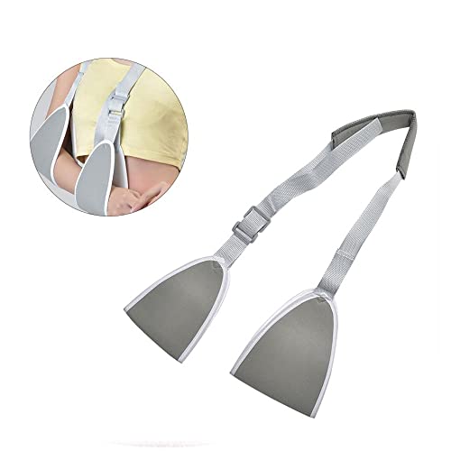 Soporte de hombro ajustable para inmovilizador de hombro para muñeca y codo, soporte médico para brazo lesionado, mano, codo (tamaño: L)