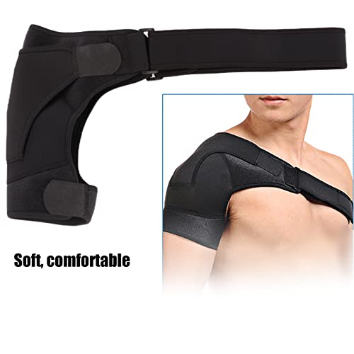 Soporte de hombro con almohadilla de presión para hombres y mujeres, soporte de hombro ajustable para manguito rotador roto, tendinitis, dislocación, articulación AC, bursitis, desgarro del labrum, do