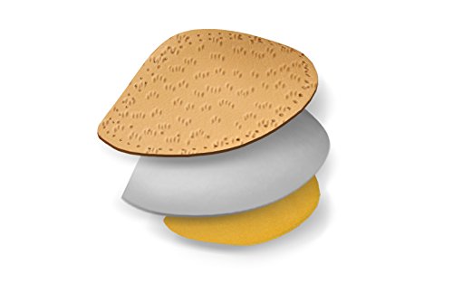 Soporte Longitudinal para el Puente del Pie Hombre Mujer - Plantillas para Zapatos de Medix Hechas con Piel de Oveja para la Almohadilla de Soporte del Puente y Alivio del Dolor (41-43 EUR)
