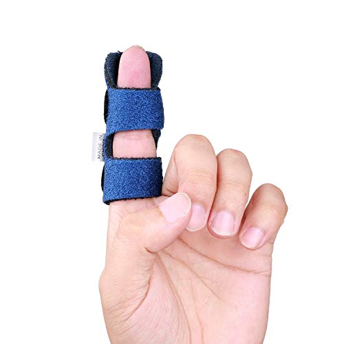 Soporte Para Férula Dedo Soporte Para Férula Para Fisión Del Dedo Fijador Ajustable Para Dedo Para Liberación Del Tendón Fije El Dedo, Férula Para Férula Con Soporte De Aluminio Para Aliviar El Dolor