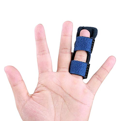 Soporte Para Férula Dedo Soporte Para Férula Para Fisión Del Dedo Fijador Ajustable Para Dedo Para Liberación Del Tendón Fije El Dedo, Férula Para Férula Con Soporte De Aluminio Para Aliviar El Dolor