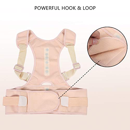 Soporte Recto para la Espalda, Corrector de Posición, Cinturón de Soporte de Espina Invisible Corsé Ortopédico Cintura Ortopédica Soporte de Hombro Cinturón de Soporte de Espalda(2XL)