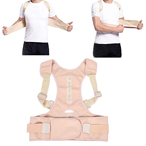 Soporte Recto para la Espalda, Corrector de Posición, Cinturón de Soporte de Espina Invisible Corsé Ortopédico Cintura Ortopédica Soporte de Hombro Cinturón de Soporte de Espalda(2XL)