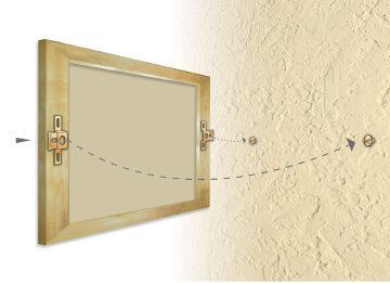 SpringLOCK - Sistema de fijación seguro para marco antirrobo (5 paquetes de 5 unidades), método lateral
