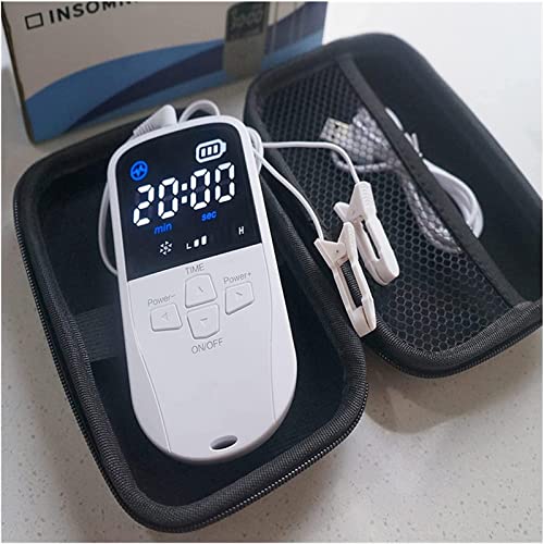 SSSW Dispositivo de Tratamiento de insomnio Ces Terapia Transcraial Microcurrent Stimulation Dispositivo de Ayuda for el sueño, Alivia la ansiedad, Libera estrés y Mejora la Calidad del sueño
