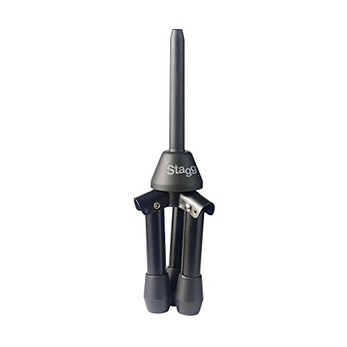 Stagg WISA45 - Soporte para instrumento de viento para clarinete y flauta travesera, color dorado
