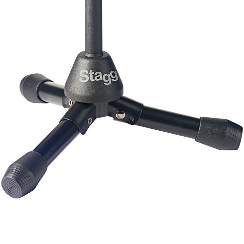 Stagg WISA45 - Soporte para instrumento de viento para clarinete y flauta travesera, color dorado
