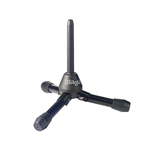 Stagg WISA45 - Soporte para instrumento de viento para clarinete y flauta travesera, color dorado