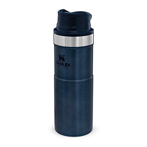 Stanley Trigger Action Mugs Termo Café para Llevar, Acero Inoxidable, Nightfall, 1 Unidad (Paquete de 1)