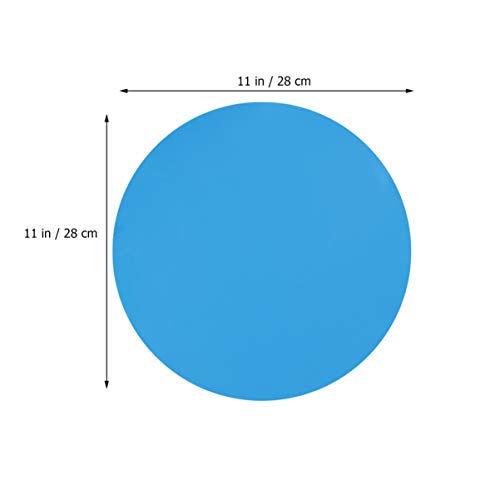 STOBOK 10pcs Pegatinas Círculos de Colores, Dry Erase círculos, Vinilo extraíbles Puntos, Etiqueta de la Pared para mesas de Aula, Paredes, 10 Colores, 28cm