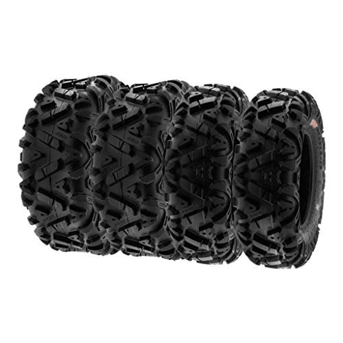 SunF A033 25x8-12 & 25x10-12 Quad ATV UTV SxS Neumáticos Power I All Terrain Neumáticos con permiso de circulación 6PR TL E, juego de 4 unidades