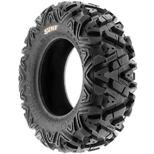 SunF A033 25x8-12 & 25x10-12 Quad ATV UTV SxS Neumáticos Power I All Terrain Neumáticos con permiso de circulación 6PR TL E, juego de 4 unidades