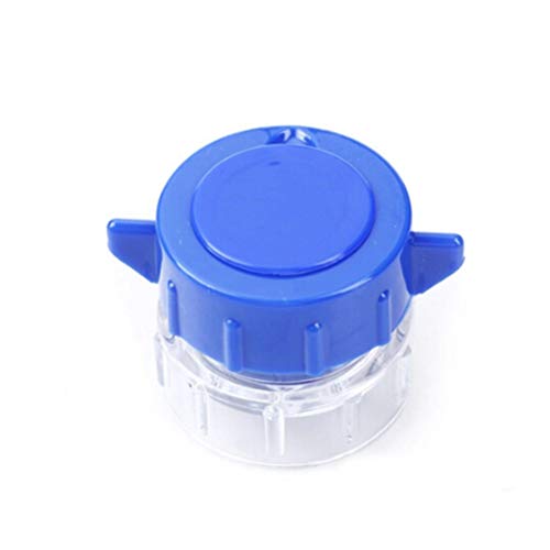 supvox triturador de pilule con compartimento de almacenaje portátil de caja (azul)