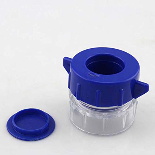supvox triturador de pilule con compartimento de almacenaje portátil de caja (azul)