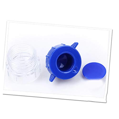 supvox triturador de pilule con compartimento de almacenaje portátil de caja (azul)