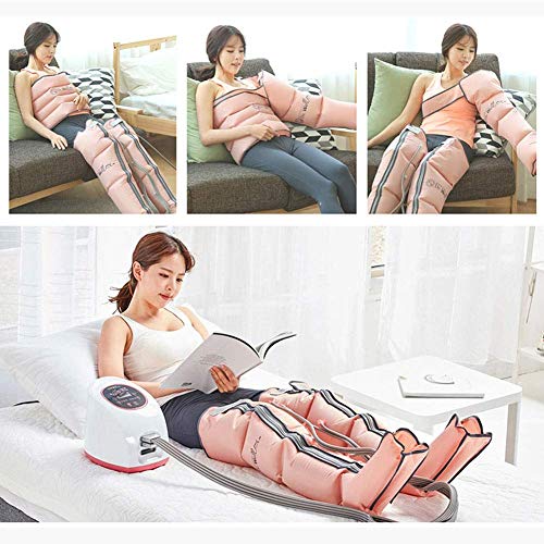 SXFYGYQ Masajeador De Compresión De Aire Eléctrico, Masajeador De Presoterapia Portátil, Masajeador De Circulación De Piernas, Es Beneficioso para La Curación del Dolor