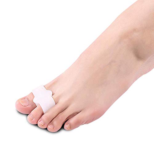 SXFYMWY Corrector del valgo del Dedo Gordo Dedos de los Dedos Soporte Separación del Dedo anular Doble Adecuado para aliviar el Dolor del antepié