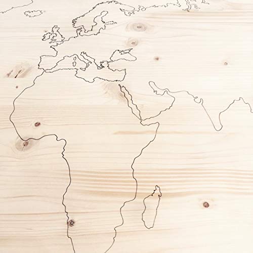 Tableros de Madera natural de Abeto de 14MM. Tamaños Disponibles A0, A1, A2, A3, A4, A5 (a Elegir). Soporte para Manualidades, Decoración, Láser, CNC, Pirograbado, Pintura (A4 (5 piezas))