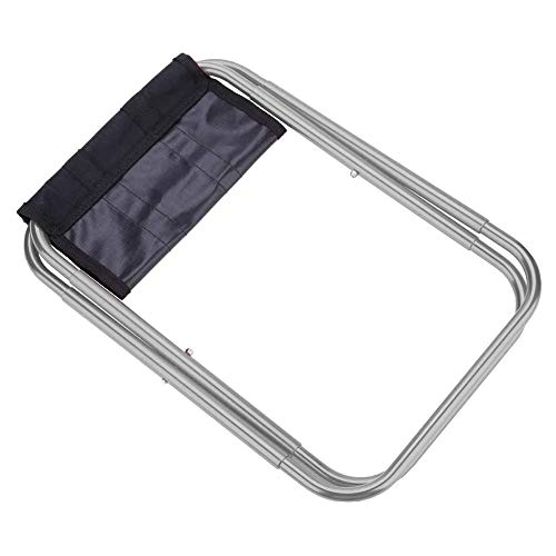 Taburete Plegable para Exterior, Taburete Plegable de Aleación de Aluminio, Mini Taburete Plegable Portátil, Ultraligero, con Bolsa de Almacenamiento, para Pesca, Camping, Viajes