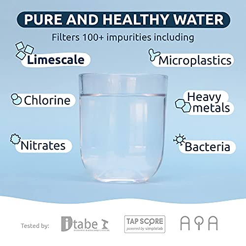 TAPP Water TAPP 2 Twist - Filtro de Agua sostenible para el Grifo - Filtra la Cal, más de 100 sustancias contaminantes y Elimina Malos olores y sabores | Instálalo sin Herramientas