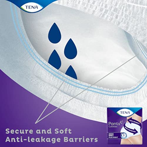 Tena Pants Plus Night L, 4 paquetes de 12 protectores