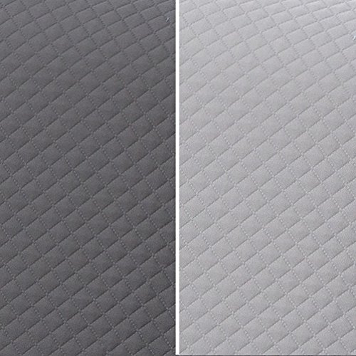 Textilhome - Funda Cubre Sofá Adele, 1 Plaza / Relax, Protector para Sofás Acolchado Reversible. Color Gris