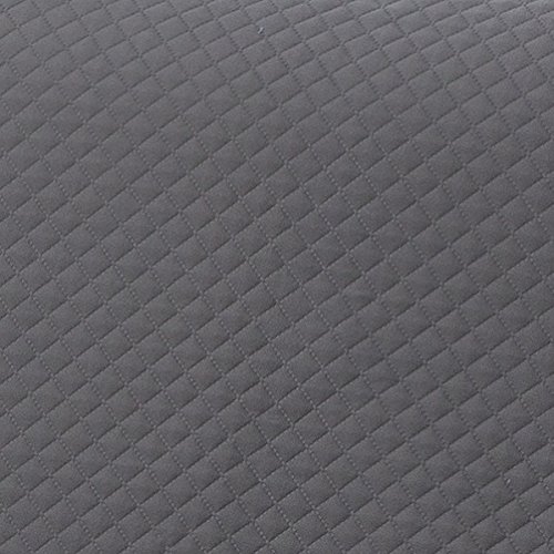 Textilhome - Funda Cubre Sofá Chaise Longue Adele, Protector para Sofás Acolchado Brazo Izquierdo. Tamaño -240cm. Color Gris (Visto DE Frente)