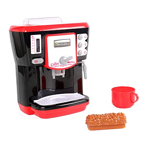 Tiktaktoo Máquina de Café para Niños Máquina de Espresso Cafetera con Luz & Sonido Accesorio Cocinita Juguete