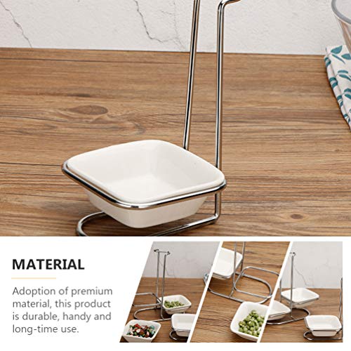 Titular de La Cucharón de Cerámica Resto de La Cuchara de Pie Soporte de Utensilio en Posición Vertical para La Cocina de La Cocina Contador Organizador Diseño Vertical