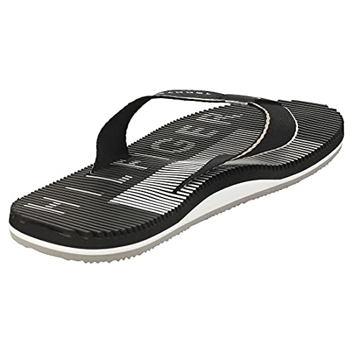 Tommy Hilfiger Floyd 52D, Chanclas Hombre, Negro, 43 EU
