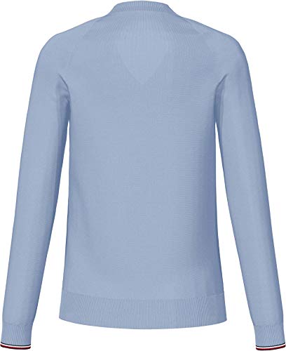 Tommy Hilfiger V-Neck Sweater Suter, Breezy Blue, XS para Mujer