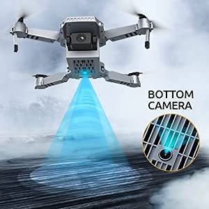 Tomzon Drone Plegable con Cámara 4K, 24 Mins de Vuelo, Posicionamiento de la luz, Modo MV, Fotografía de Gestos con Mano, DIY de Ruta, Flips 3D, 2 Baterías, Drone para Principiantes