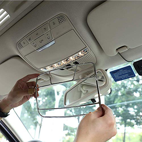 Top-Auto - Marco de luz Frontal de plástico ABS Cromado para decoración de Coche, Accesorios para Clase C W205 GLC X253 Clase E W213