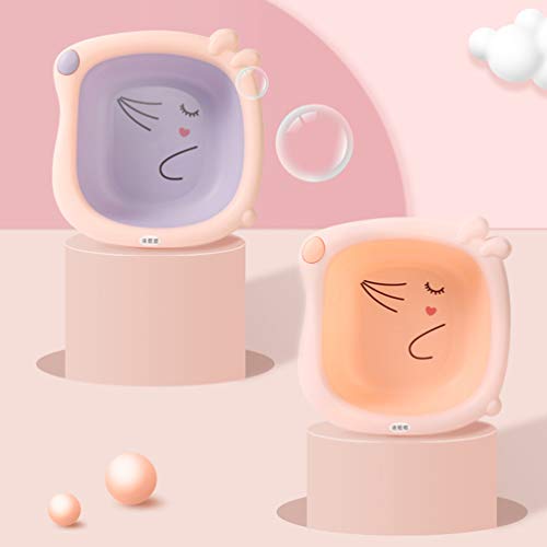 TOYANDONA 3 Piezas Infantil Cara Pie Tope Lavabo Viaje Dibujos Animados Infantil Lavabo Lavado Conjunto de Bañera