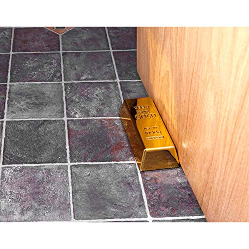 TPisapapeles de Cuña Dorada Tope de Puerta Seguro para Decoración de Oficina Casa