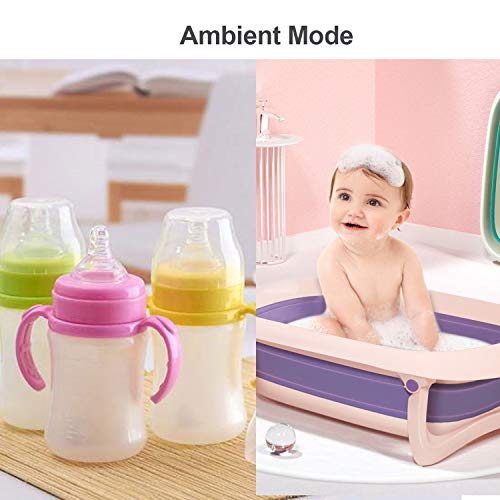 Trustown termómetro de frente y oído médico sin contacto, termómetro digital infrarrojo 4 en 1 multifunción, alarma de fiebre de tres colores, ideal para bebés, niños, adultos