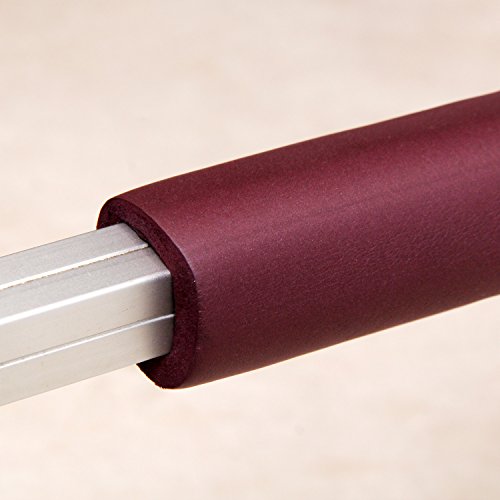 TUKA 4 Metros Protector Borde Anti-Golpe, Forma de U Espuma para Mesa Borde, anticolisión Tira para Seguridad Bebés y niños, Suave Protectores para Mesa de Vidrio, 2X 2M, Marrón, TKD7003-brown