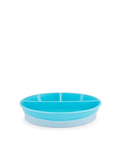 TWISTSHAKE 78170 - Platos, color Azul Pastel, 2 Unidad