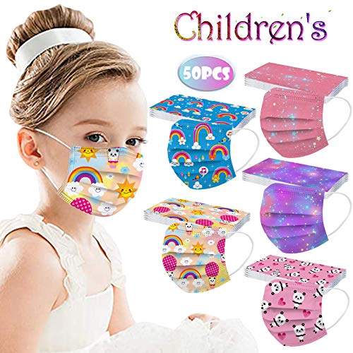 UIFSK 50PC mascarillas niños,mascarillas Infantiles,mascarilla Infantil,mascarilla Infantil,mascarilla_ Infantil desechable