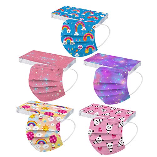 UIFSK 50PC mascarillas niños,mascarillas Infantiles,mascarilla Infantil,mascarilla Infantil,mascarilla_ Infantil desechable