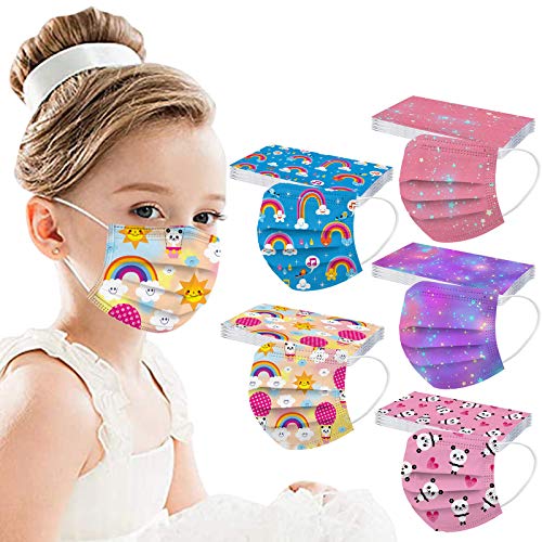 UIFSK 50PC mascarillas niños,mascarillas Infantiles,mascarilla Infantil,mascarilla Infantil,mascarilla_ Infantil desechable