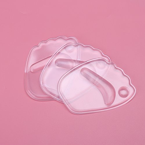 ULTNICE 3 pares de plantillas para el antepié de gel 3D para el pie, almohadilla de masaje para el talón alto