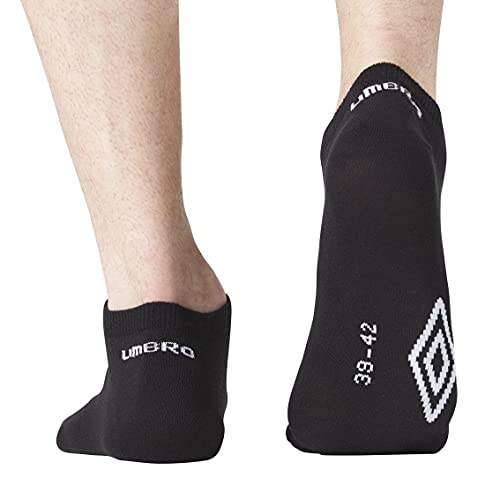 Umbro Lot de 6 Paires de Chaussettes Sneackers Homme Taille 43/46