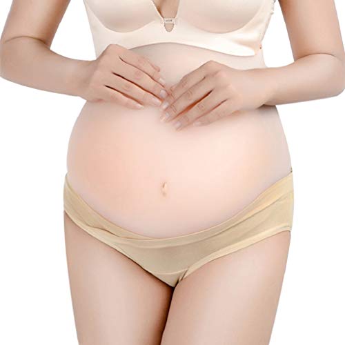 UMIPUBO 6 Bragas Embarazadas de Algodón de Cintura Baja Transpirable para Mujeres Varias Piezas Algodon U Forma Braguitas Bragas de Maternidad Sanas Bragas Postparto
