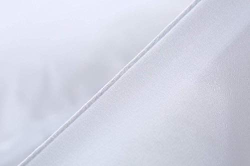 Utopia Bedding- Edredón de Fibra 200x200 cm - Primavera-Verano - Fibra Hueca Siliconada, 800 gramo - Blanco (Cama 105)