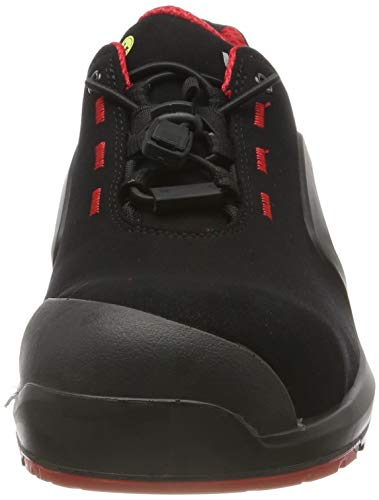 Uvex - Zapato de seguridad / zapato de trabajo One 8516 S3 - ancho 11 - varias tallas - negro/rojo, 41 EU