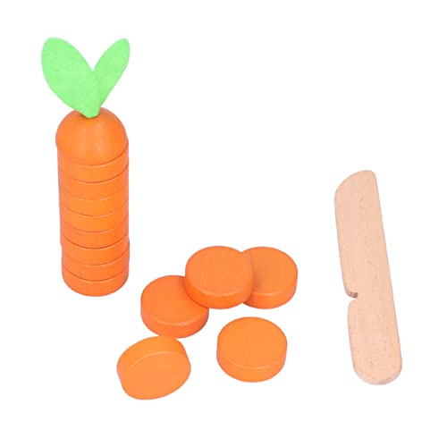 Vcriczk Bloques de Zanahoria, Ejercicio, Movimientos de la Mano, Simulación, Juguetes Montessori, Educación Temprana Cognitiva para Bebés(BT-Zanahoria Xiaoxiaole)