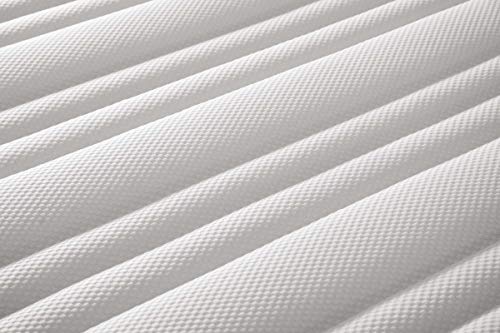 Veggie Mattress Bliss Colchón, Espuma, Blanco, Gris Claro, 150x190cm