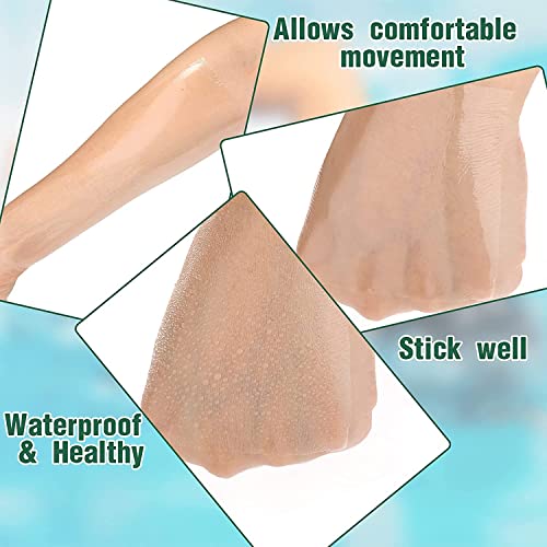 Vendaje Transparente Impermeable Cinta Adhesiva Heridas Vendaje 10cm x 10m Vendaje para Tatuajes para Reparación del Tatuaje y Protege la Herida Anti-alérgica Transparente Impermeable (10cmx10m)