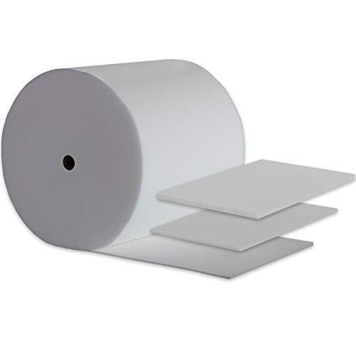 Ventadecolchones - Plancha de Espuma para Tapizar de 100 x 200 cm y 2 cm de Grosor - Dureza Suave Densidad 20 Kg/m3